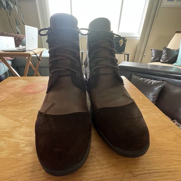 INCI Boot Co. Brown Leather Suede Cap Toe Size 41 Standard Men’s US 9 Preppy main image 14